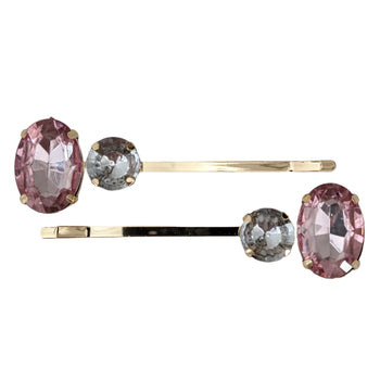 Prestige Diamond Clips Pink